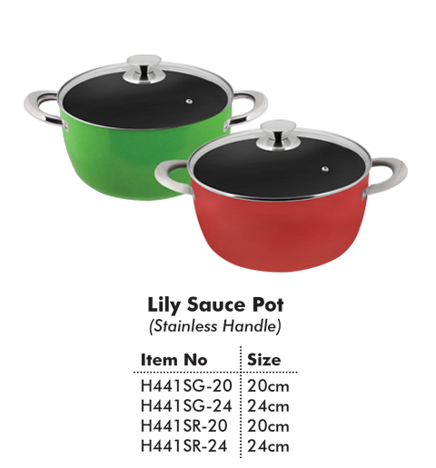 Lily Sauce Pot (SS Handle)